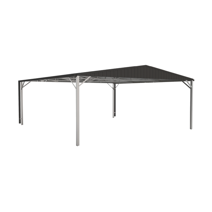 Absco Structures 6.00 x 6.00 x 2.98m Monument Double Gable Carport