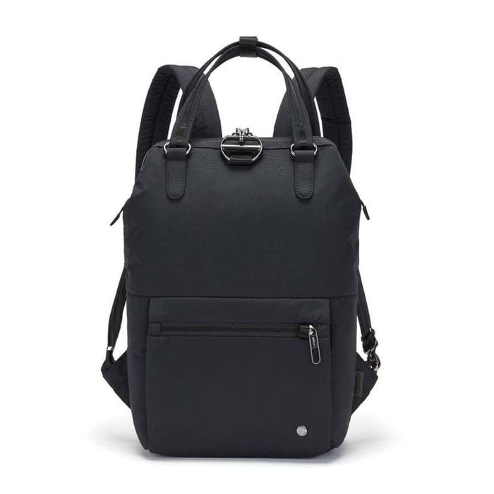 Pacsafe Citysafe CX Econyl Anti-Theft Mini  Backpack in Black