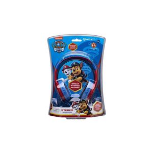 Paw Patrol Auxiliary Headphones with Kid-Friendly Volume, Padded Earcups, Adjustable Headband