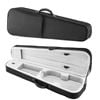 VEVOR 4/4 Full Size Violin Case Black Nylon Waterproof with Dual Shoulder Straps