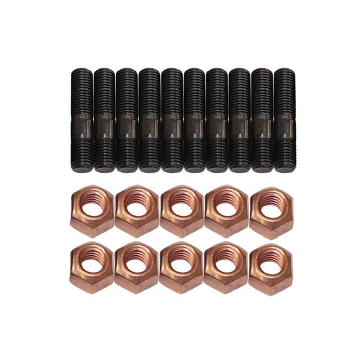 10 Pcs M8x1.25x40mm High Tensile Stud Kit for Manifold & Turbo