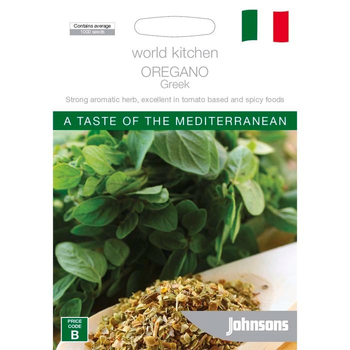 Johnsons Greek Oregano Herb Seeds