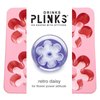 DrinksPlinks Pink Daisy Ice Cube Tray
