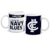 Afl Coffee Mug - Carlton Blues - Team Song Drinking Cup - Gift Boxed