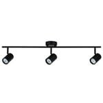 Verve Design Black Gabriella 3 Head Adjustable GU10 Spotlight