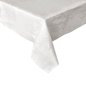 Jacquard Damask Tablecloth Florentino Ivory 135 x 180 cm