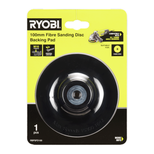 Ryobi 100mm Fibre Sanding Disc Backing Pad