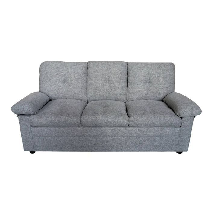 Foret Grey 3 Seater Sofa Sectional Lounge Couch Furniture Modern