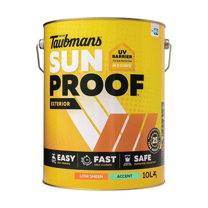 Taubmans 10L Accent Low Sheen Sunproof Exterior Paint