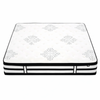 Foret King Single Bed Mattress 5 Zone Plush Euro Top Foam Medium Firm 34cm