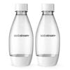 2pc 0.5L Sodastream Dishwasher Safe Carbonating Water Bottles BPA Free