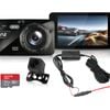 Elinz 2K Dash Cam Dual Camera Reversing 1080P Rear Car DVR Recorder Video 170 Degrees WiFi 4.0 Touch Screen 32GB