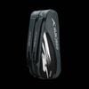 HUNDRED Cosmogear Double Zipper Badminton Kit-Bag (Dark Grey/Black)