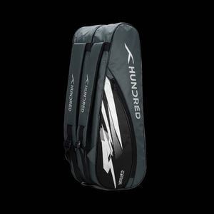 HUNDRED Cosmogear Double Zipper Badminton Kit-Bag (Dark Grey/Black)