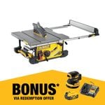 DeWALT 254mm 2000W Heavy Duty Portable Table Saw DWE7491-XE