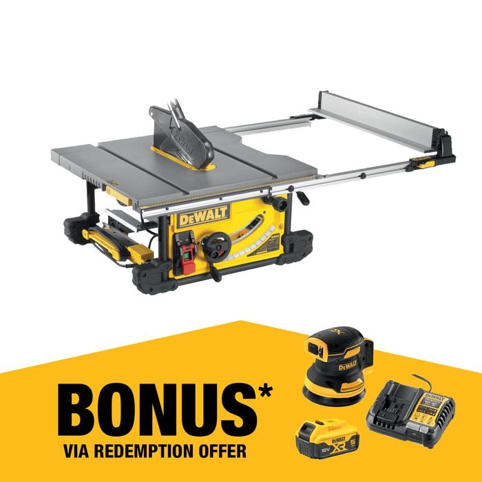 DeWALT 254mm 2000W Heavy Duty Portable Table Saw DWE7491-XE