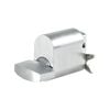 Rolltrak Commercial Security Oval Turnsnib Lock Satin Chrome