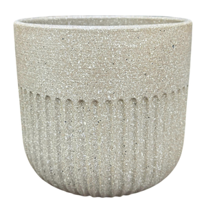 Northcote Pottery 21 x 20cm Beige Thali Round Ceramic Indoor Pot