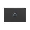 DETA Black Matte Grid Connect Smart Single Gang Touch Light Switch