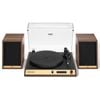 Crosley C72 Record Player Shelf System - Walnut