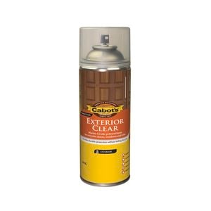 Cabot's 300g Clear Satin Exterior Spray Pack - Satin