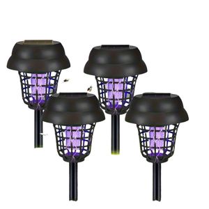Lifebay 4pcs Solar Mosquito Repellent UV Insect Lamps