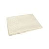 Damask Jacquard Polyester Tablecloth 180cm Round Squares Cream