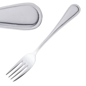 Olympia Dessert Fork Mayfair 18/0 Stainless Steel 12 Pack 185mm Commercial Cutlery