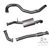 Ignite Exhausts Dump Back for Nissan GU Patrol 2.8L Turbo Diesel Wagon 3" Inch / Muffler Raw Aluminised Steel