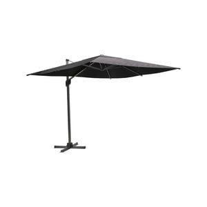 Coolaroo 3m Charcoal Square Mindil Cantilever Umbrella