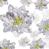 Catzon 36 Pcs Christmas Glitter Poinsettia Flowers for Xmas Tree-Silver