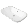New England Joinery 540mm White Gloss Bodhi Undermount Basin