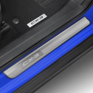 Genuine Mazda CX-3 DK Scuff Plate Set Aluminium Accessory Part DK12ACSP