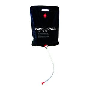 Wildtrak Portable 20l/31cm Solar Shower Outdoor Travel Camping/hiking Black