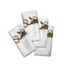 Set of 4 Ornate Christmas Xmas Festival Jacquard Napkins 45 x 45 cm