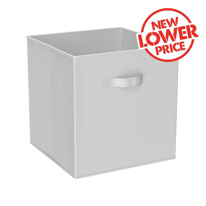 Flexi Storage Clever Cube White Compact Fabric Insert