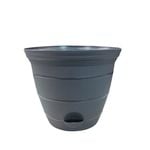 Moda 46cm Self Watering Roman Pot Charcoal
