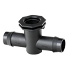 K-Rain 19mm Barbed Tee × 15mm BSP Female - 10 Pack