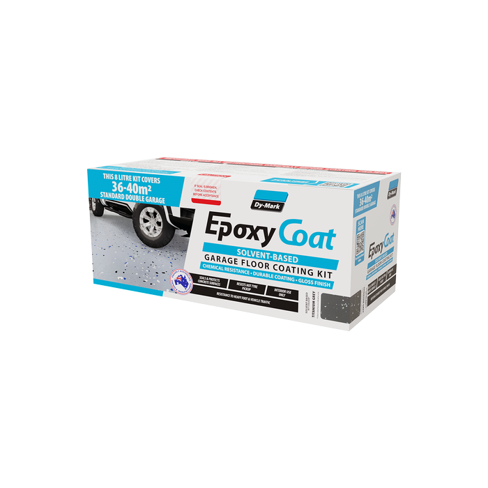Dy-Mark 8L Titanium Grey Epoxy Coat Garage Floor Kit