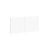 Kaboodle 750mm Macaroon V-Groove Overhead Doors - 2 Pack