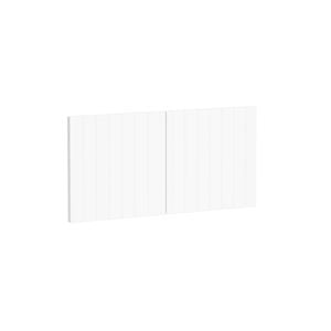 Kaboodle 750mm Macaroon V-Groove Overhead Doors - 2 Pack