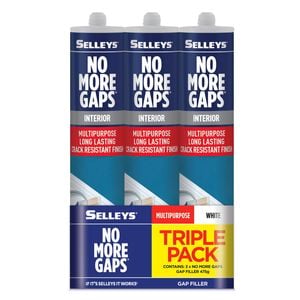 Selleys 475g White No More Gaps - 3 Pack