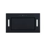 Parmco 520mm Black Glass Integrated Turbo Pak Plus Rangehood