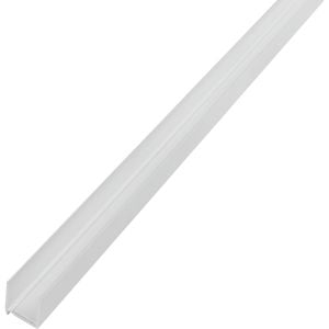 Palliside 3.6m 2 Part Channel Trim - White