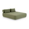Bay Gallery Furniture Norfolk Outdoor Aluminium Double Single Sun Lounge 2P