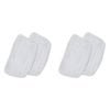 2x 2pc CleanUp i-Vac Steamy Wonder Mop Pads for Efficient Floor Cleaning White