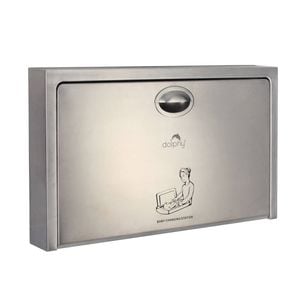 Commercial Surface Mounted Baby Change Station - Stainless Steel, Heavy Duty & Hygienic