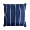 Marquee 45cm Navy Annie Pinstripe Outdoor Cushion