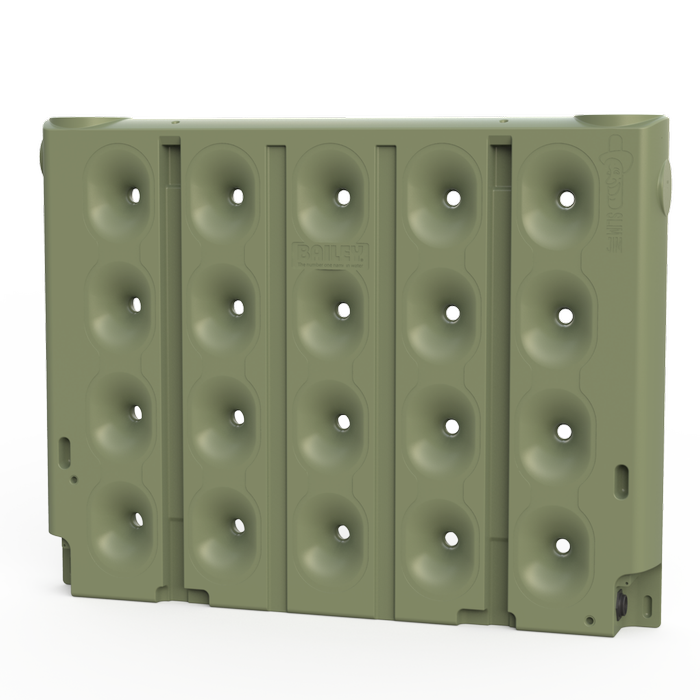 Bailey 1000L Mist Green Slim Jim Water Tank