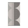 KAS Australia Harri Bath Towel Modern Cotton Yarn Dyed Jacquard 600GSM Charcoal